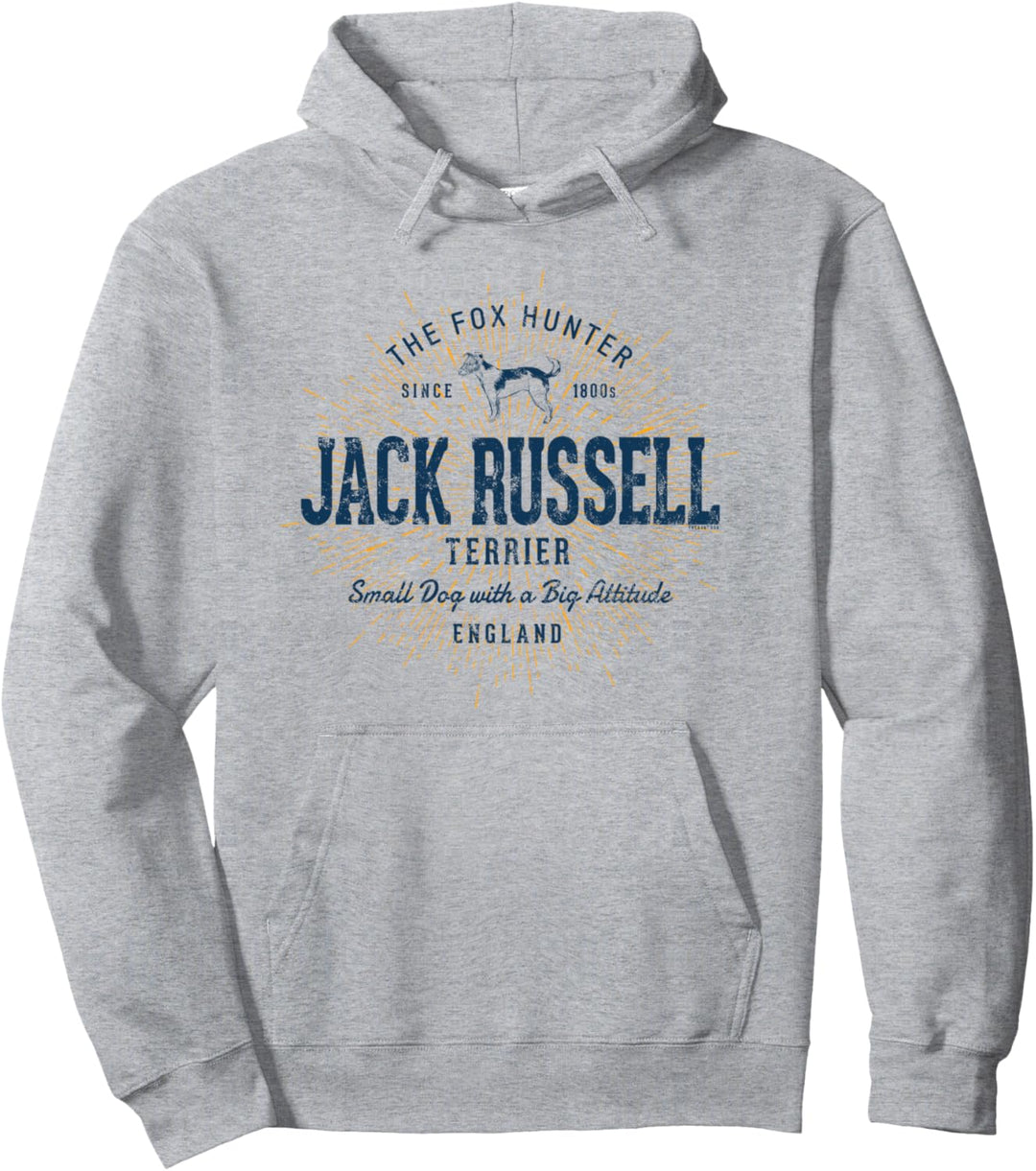 Jack Russell Terrier Vintage Parson Russell Terrier Pullover Hoodie