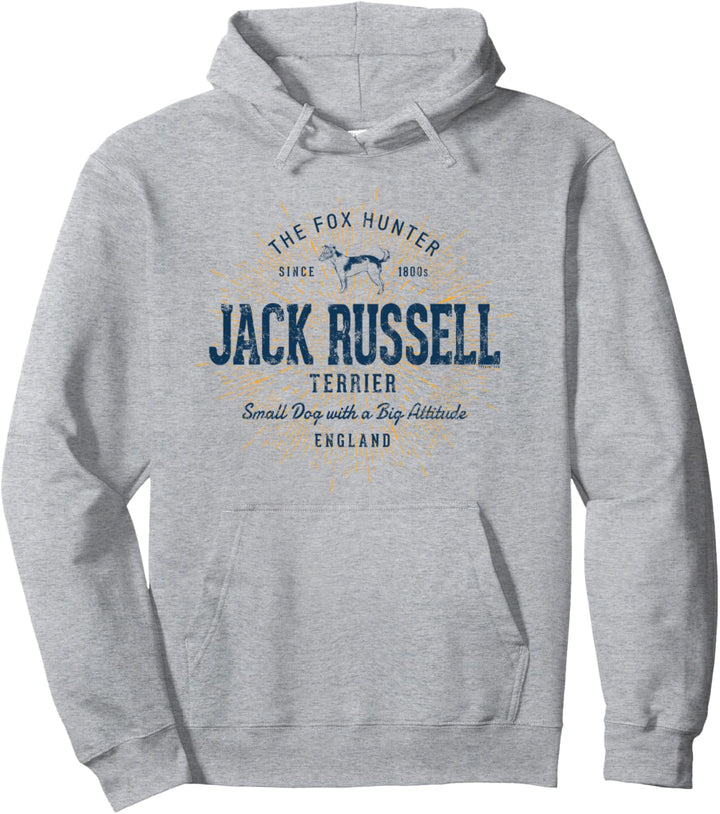 Jack Russell Terrier Vintage Parson Russell Terrier Pullover Hoodie