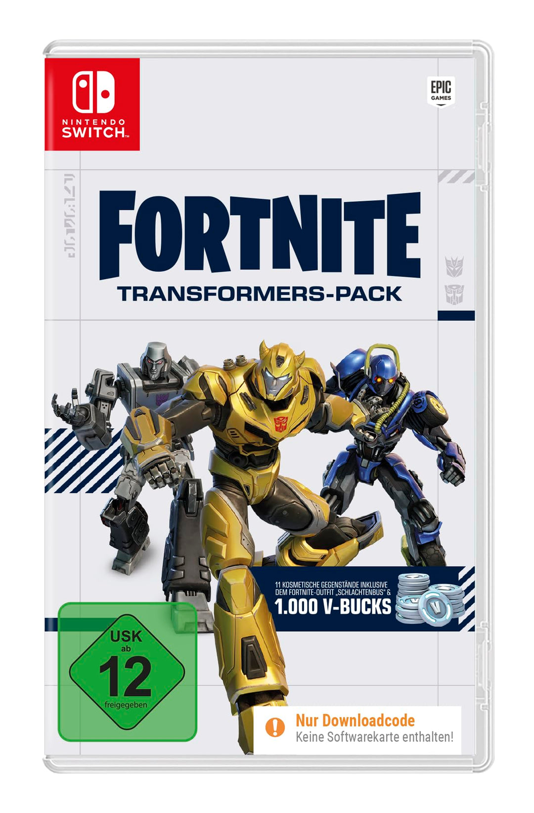 Fortnite Transformers Pack (Download- Code in der Box) - Switch Nintendo Switch, Nintendo Switch