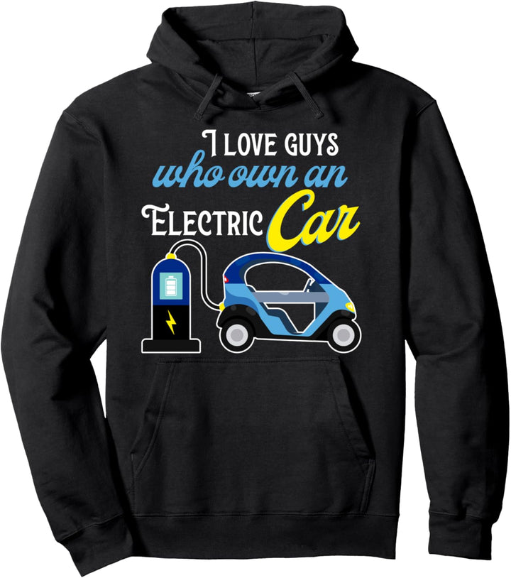 Ich Liebe Männer Elektroauto Besitzer E-Car E-Auto Geschenk Pullover Hoodie