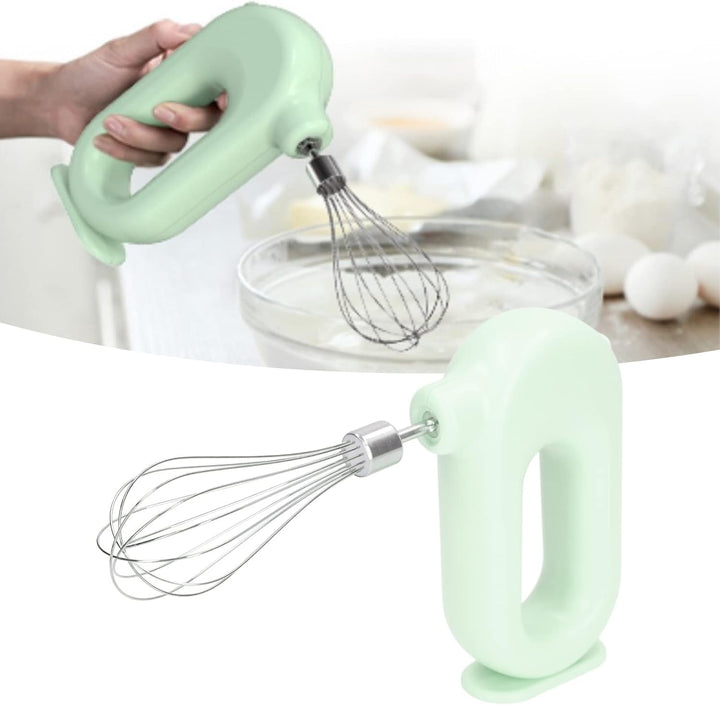 TOPINCN Elektrischer Handmixer, USB Wiederaufladbarer Elektrischer Schneebesen Kabelloser Handmixer
