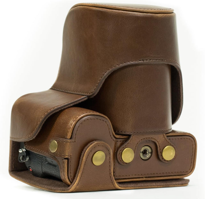 MegaGear MG525 Ever Ready schützender lederner Kamera-Kasten, Beutel für Sony Alpha a7 II, a7R II, &