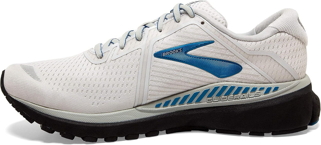 Brooks Adrenaline Gts 20, Laufschuhe für Herren 48.5 EU Weiss Grau Tiefwasser, 48.5 EU Weiss Grau Ti