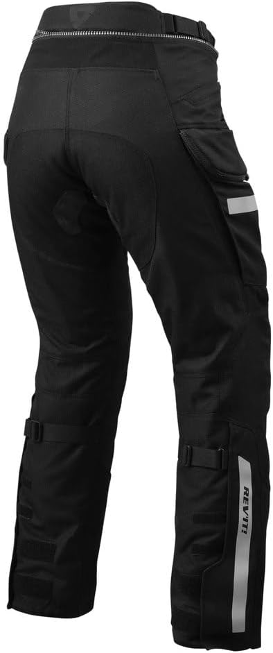 Revit Sand 4 H2O Damen Motorrad Textilhose (Black/Black,46)