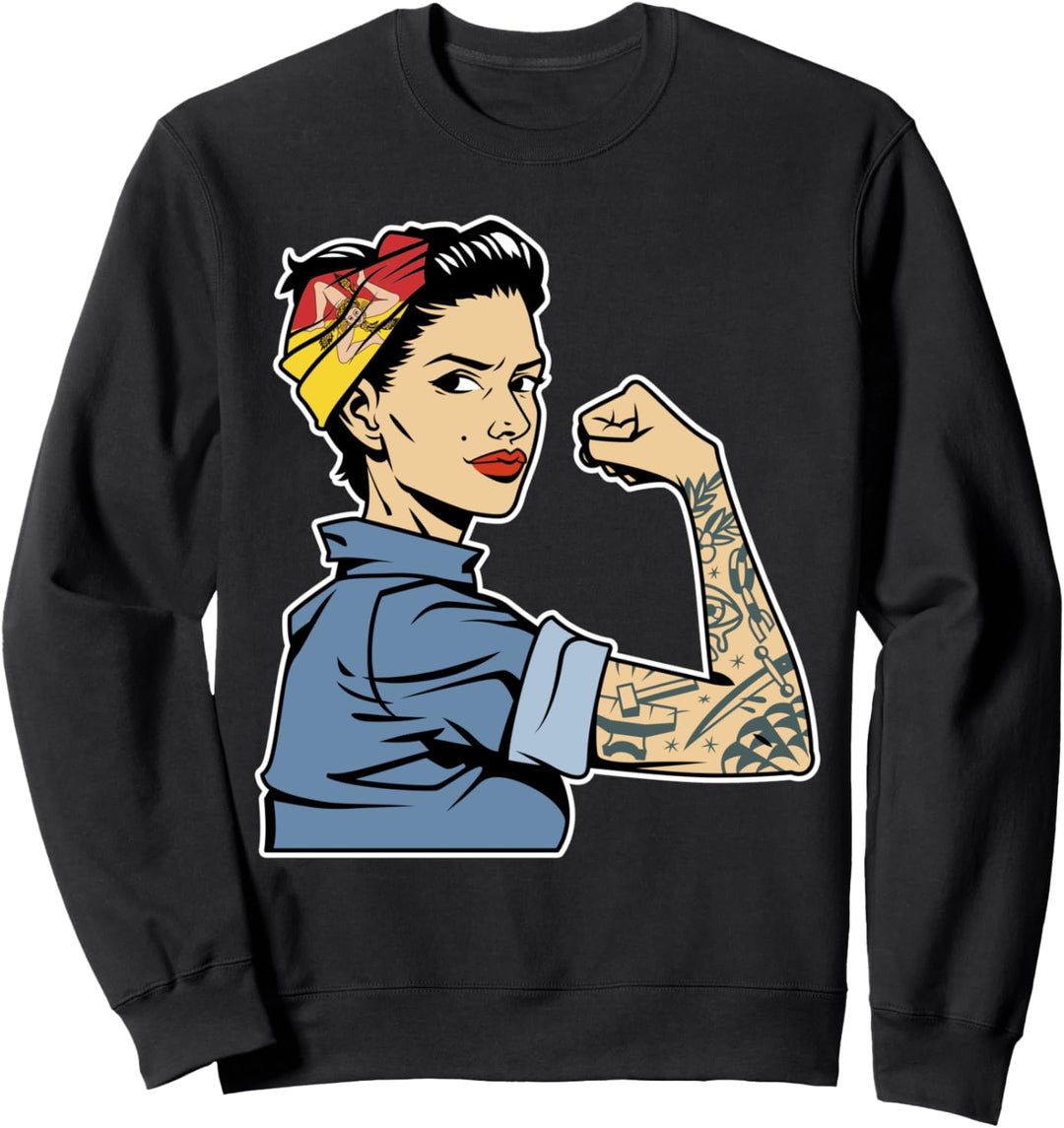 Starke Sizilianerin Sicilia Sizilien Sweatshirt