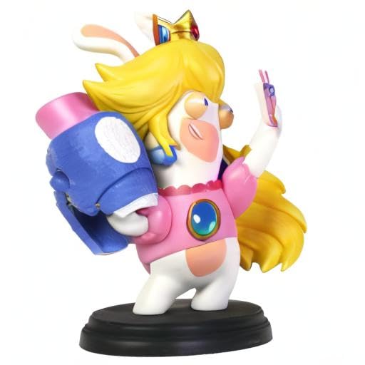 Mario & Rabbids Kingdom Battle - Figur Rabbid Peach (16,5 cm) 16,5cm Peach, 16,5cm Peach