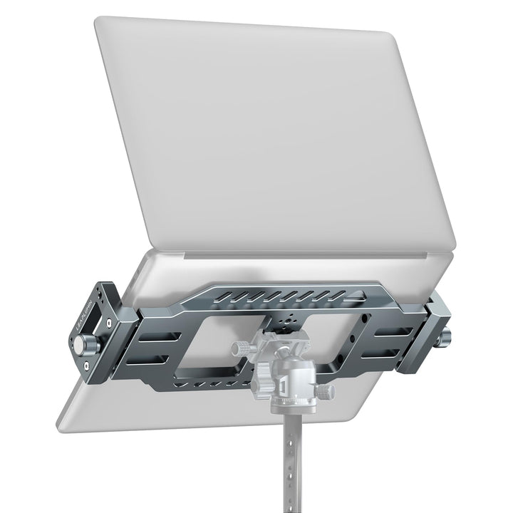 Laptop-Stativhalterung mit 1/10.2 cm & 3/20.3 cm Schraubenlöchern, Arca Swiss Plate, Gummiauflage fü