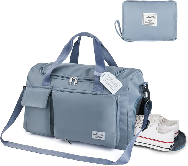 Flintronic 35L Faltbare Reisetasche Gepäcktasche Grosse Weekender Übernachtungstasche Urlaubstasche