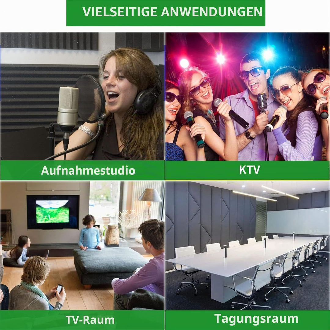 Rdutuok 12 Stück Akustik Panel,30x26x1cm Hexagon Akustik Absorber Schallschutzplatten Akustikpaneele