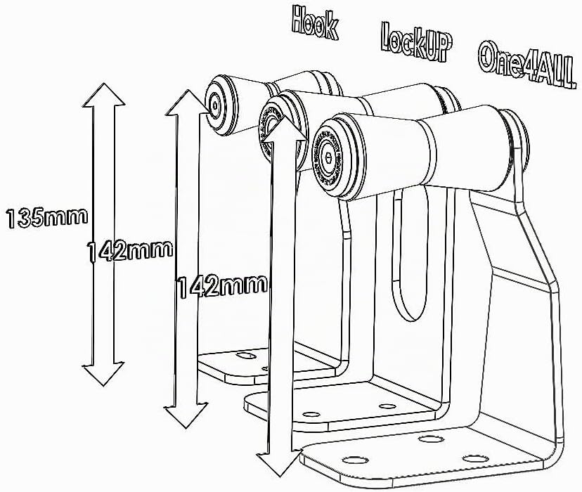 Bike Hooks – 2er-Set Wandhaken für vertikale Fahrradaufhängung, mit PU-Felgenschutz E-Bike geeignet,