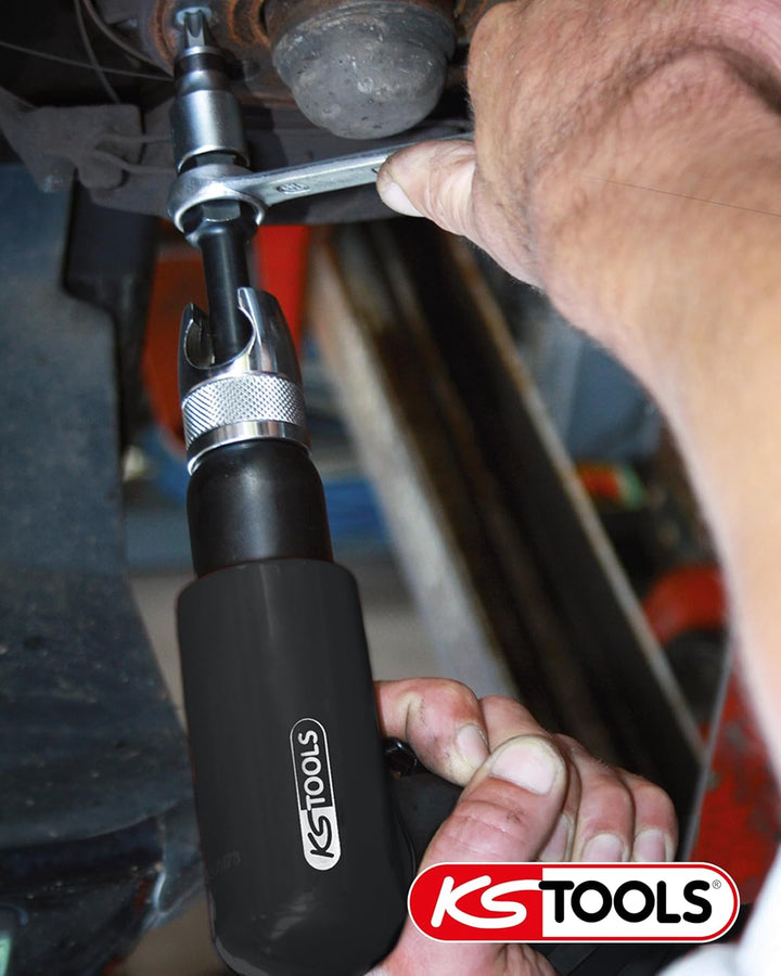 KS Tools Druckluft-Meisselhammer 515.3881 I Druckluftmeissel-Hammer mit stufenloser Schlagzahlreguli