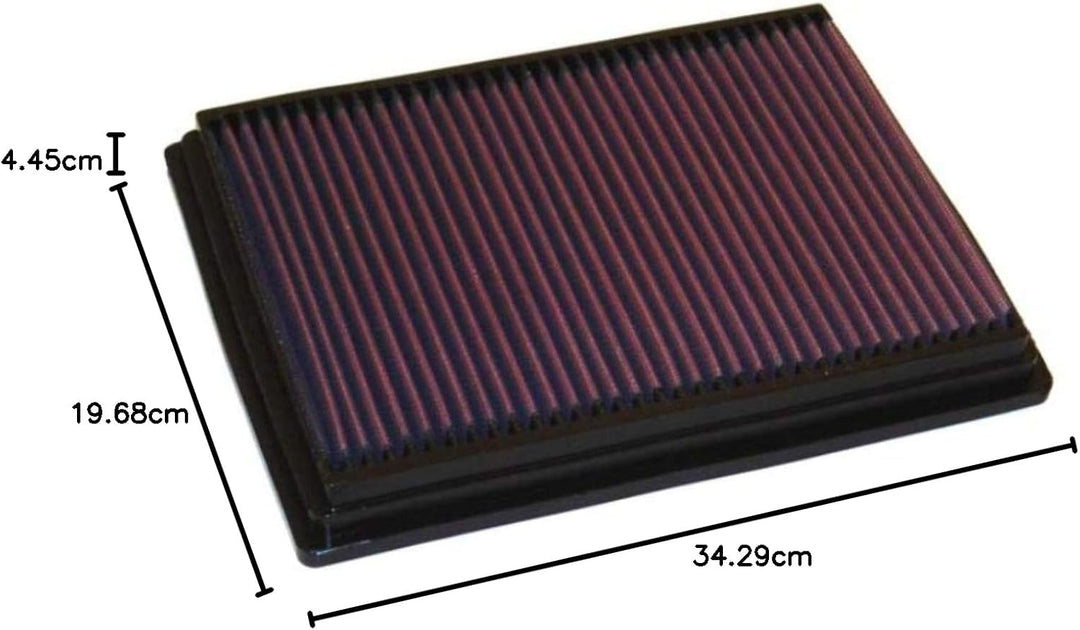 K&N 33-2153 Motorluftfilter: Hochleistung, Prämie, Abwaschbar, Ersatzfilter,Erhöhte Leistung, 2000-2