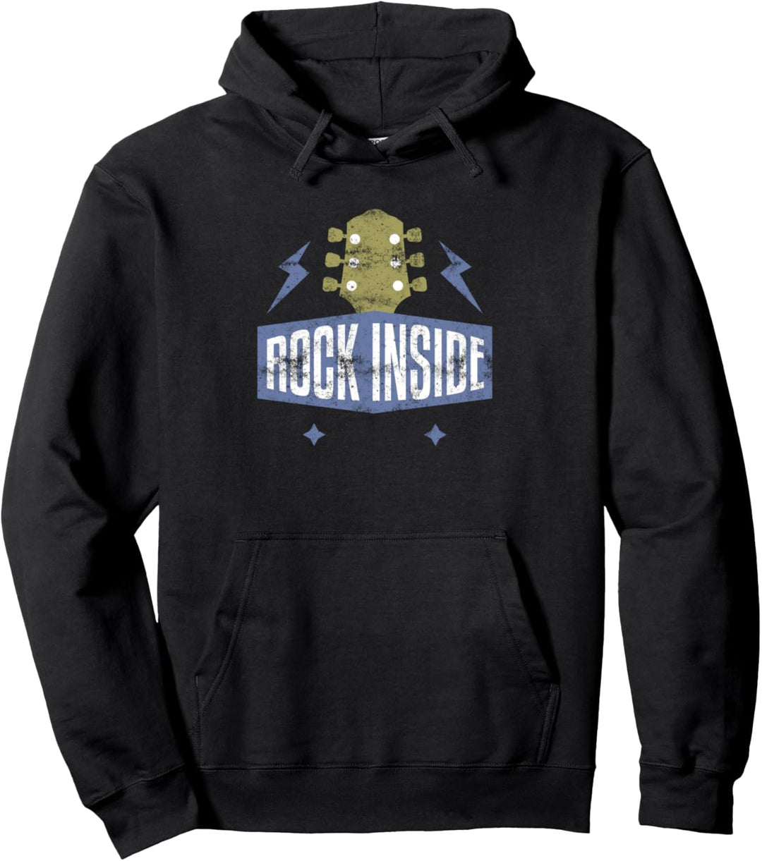 Rock & Roll Gitarren Spieler Rockmusik Rock and Roll Pullover Hoodie