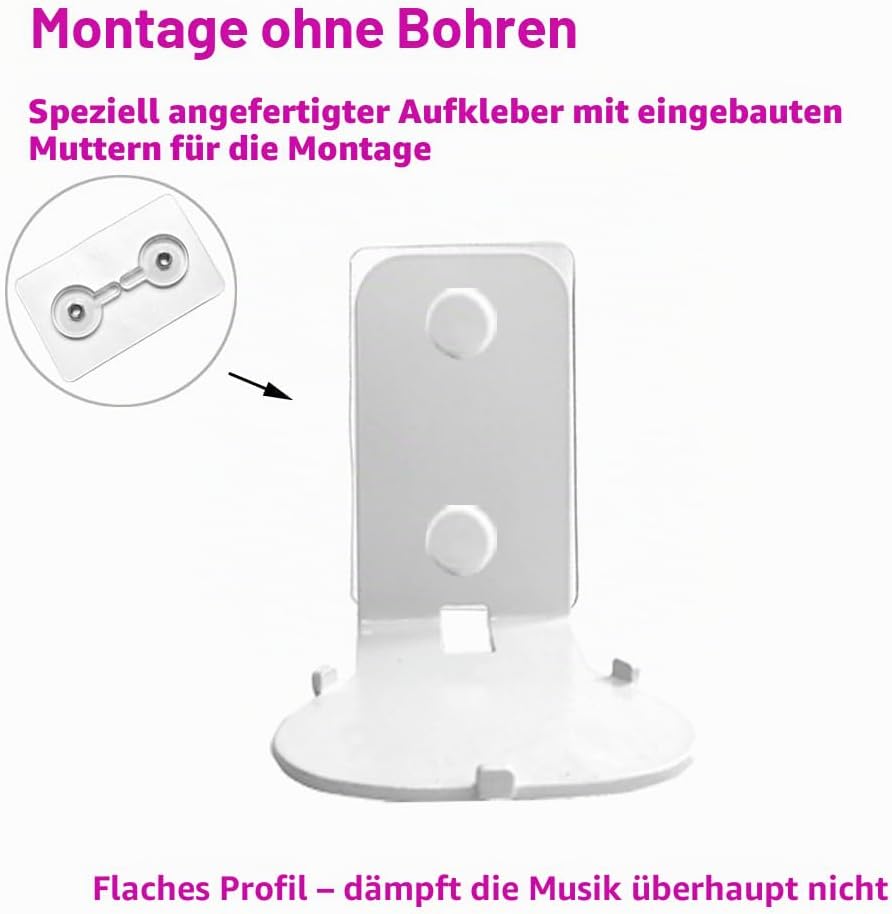Wandhalterung für Sonos Roam/Sonos Roam SL Lautsprecher(Kompatibel mit Sonos Roam und Sonos Roam SL,