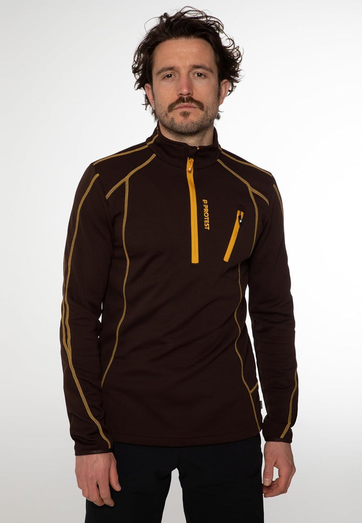 Protest Men Fleece Humans XS Woodland, XS Woodland
