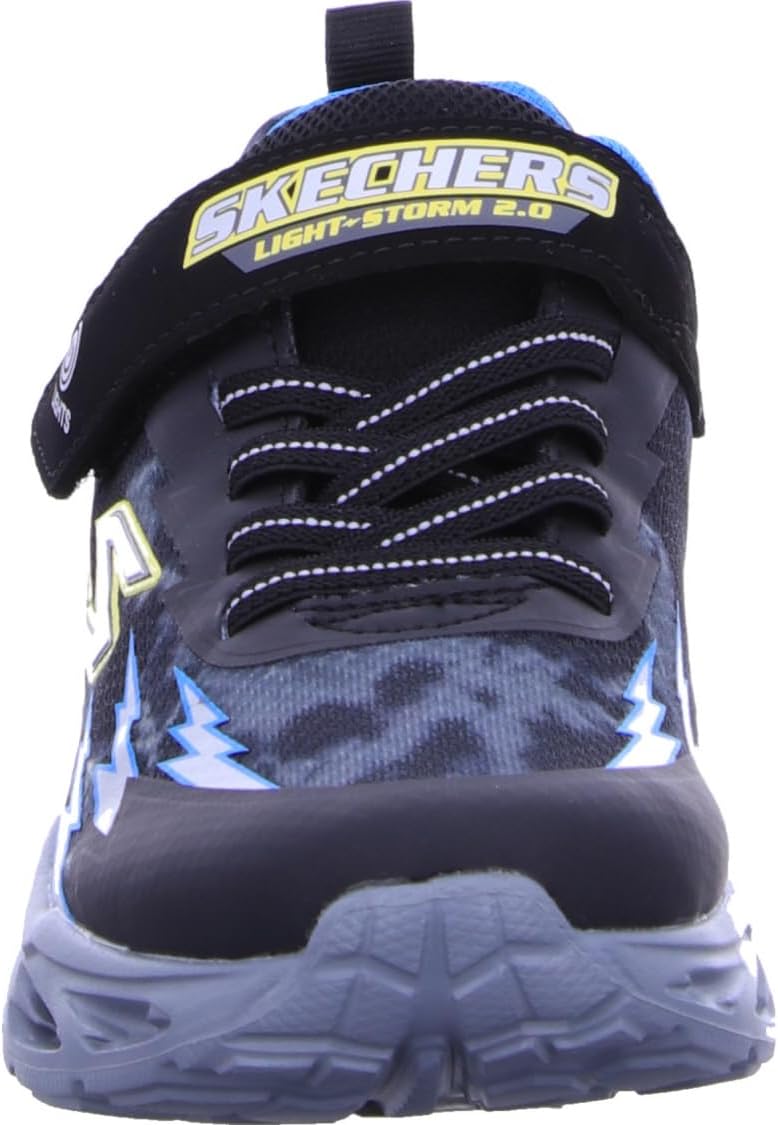 Skechers Jungen 400149lsneakers,Sports Shoes 32 EU Schwarz Blau, 32 EU Schwarz Blau