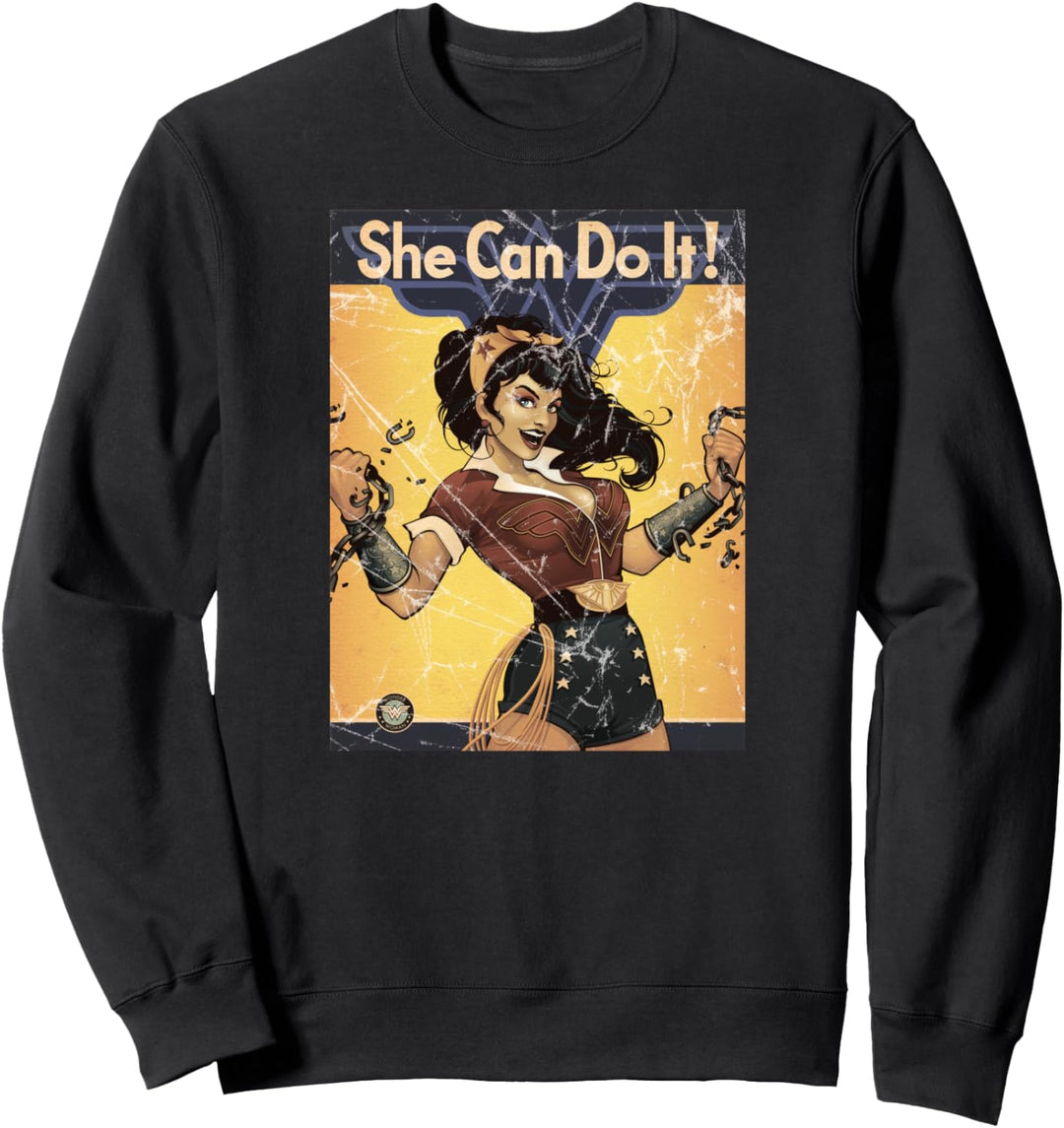 DC Bombshells Wonder Woman-Poster Do It Sweatshirt