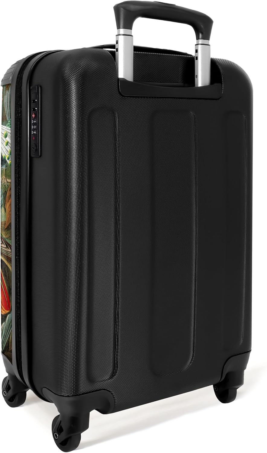 NoBoringSuitcases.com® Koffer Handgepäck Trolley Rollkoffer Kleine Reisekoffer mit 4 Rollen - Kunst