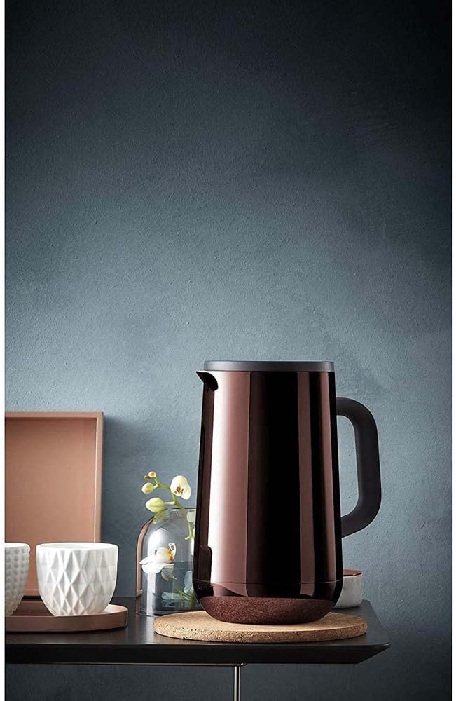 WMF Impulse Thermoskanne 1l, Isolierkanne für Tee oder Kaffee, Druckverschluss, hält Getränke 24h ka