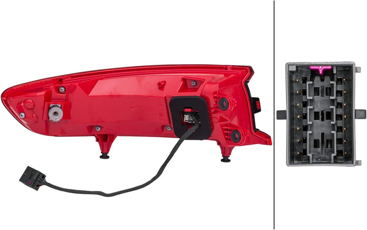 HELLA 2SD 011 499-121 Heckleuchte - LED - äusserer Teil - rechts - für u.a. Porsche Macan (95B), rec