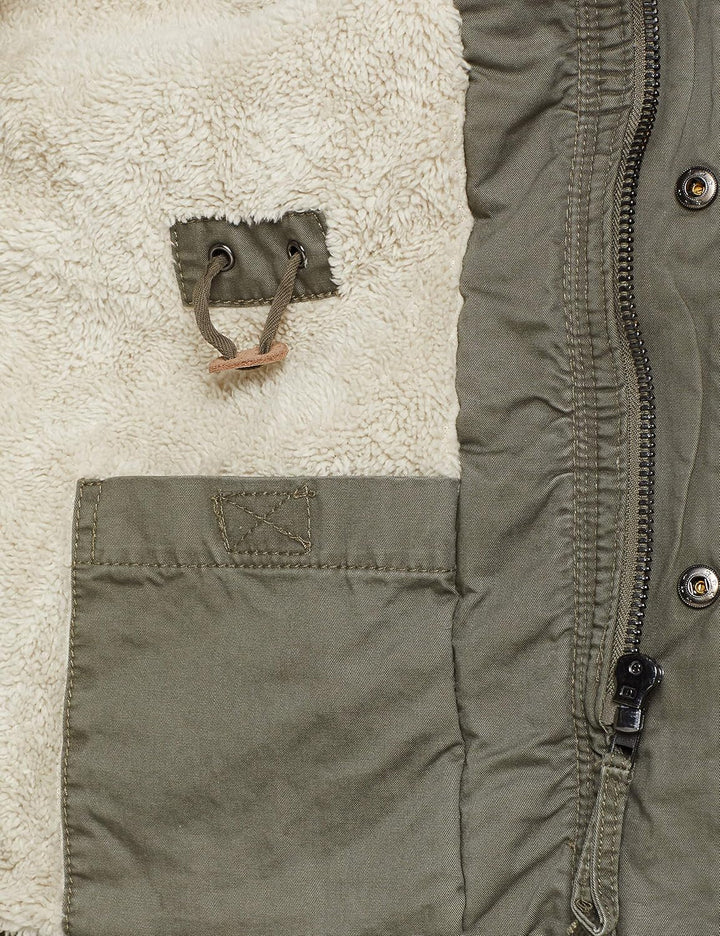 Brandit Jacket - Stylische Jacke für Herren mit versteckter Kapuze, Stehkragen und Baumwollfutter, Ü