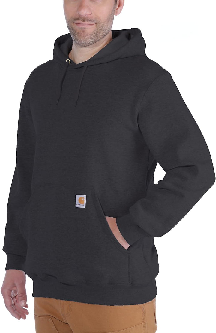 Carhartt K121 Midweight Hooded Sweatshirt XS Anthrazit Meliert, XS Anthrazit Meliert