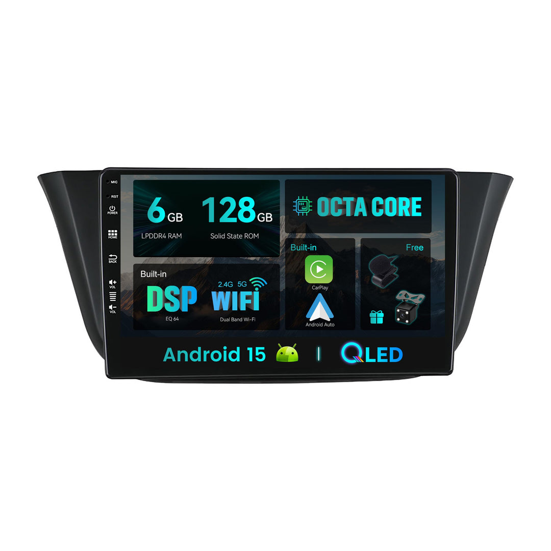 BXLIYER Android 12-6G+128G - IPS Autoradio Passt für Iveco Daily VI (2014-2021) - Eingebaut Carplay/
