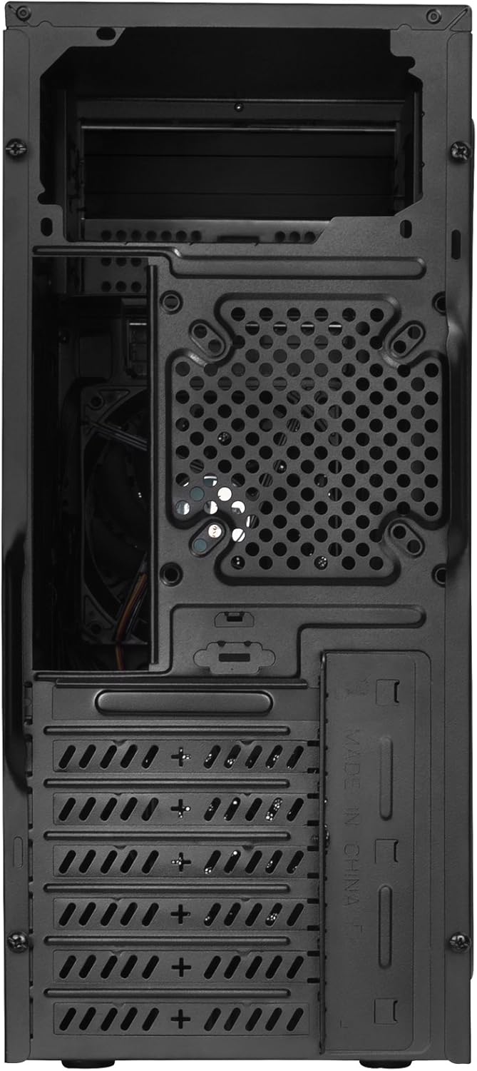 SilverStone SST-PS13B - Precision Midi Tower Gehäuse, Frontblende in Klavierlack-Optik, ATX, schwarz