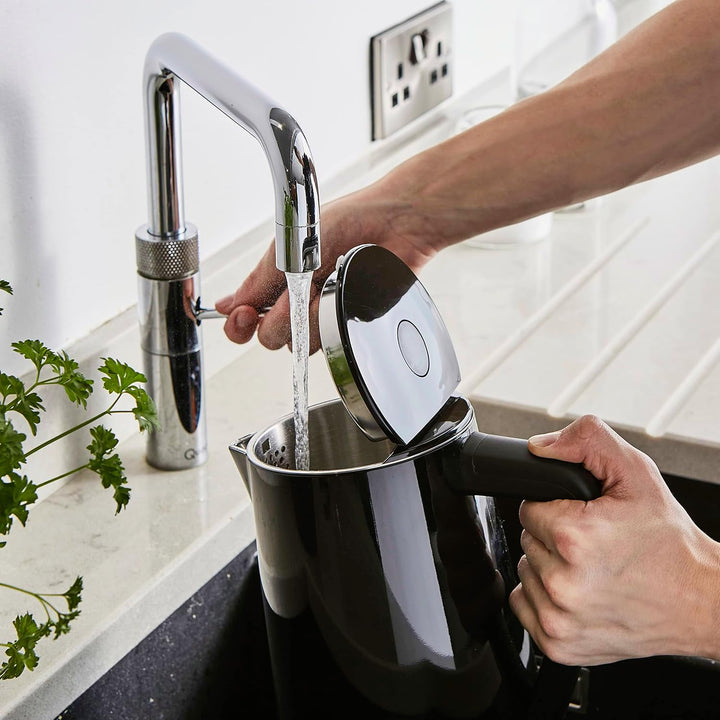 Swan Alexa Elektrisch Wasserkocher WIFI Smart Kettle 1,5L, Kabellos, LED-Touchscreen, Warmhaltefunkt