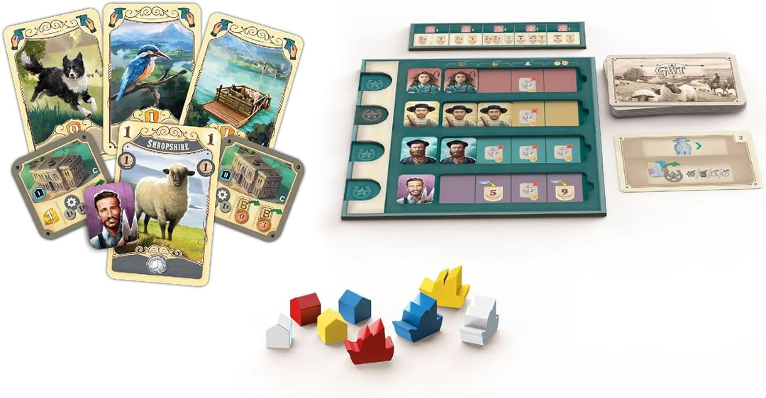 Eggertspiele | Great Western Trail – Neuseeland | Kennerspiel | Strategiespiel | 1-4 Spieler | Ab 12