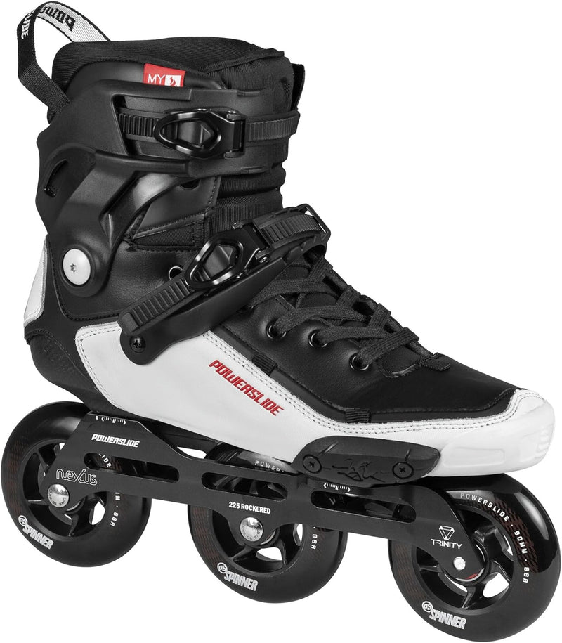 Powerslide Inline Skate Tau 90, für Urban, Freestyle und Fitness, für Damen und Herren 45EU EU, 45EU