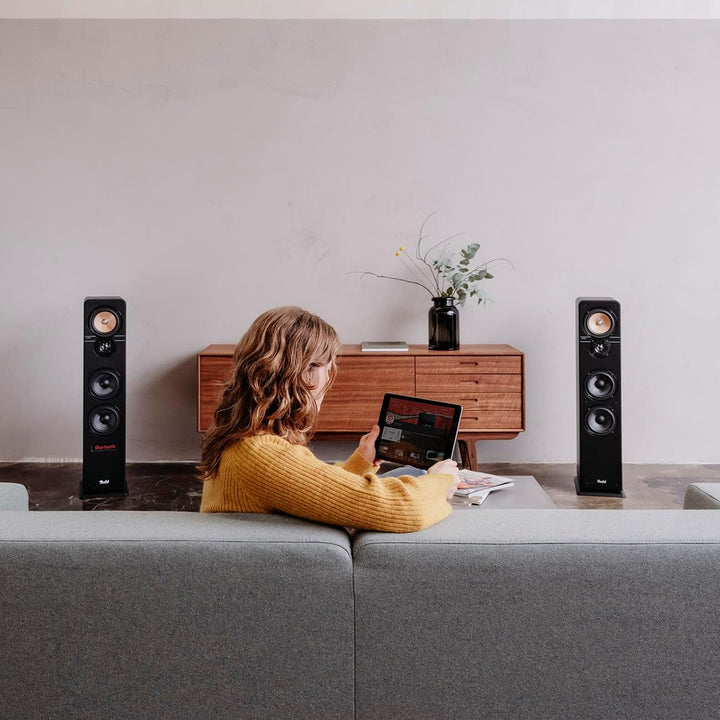 Teufel Ultima 40 Aktiv Surround 4.0 - Aktiv Standlautsprecher mit Kabellosen aktives Rear-Speaker, B