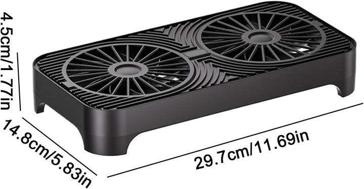 Router Cooling Fan, hock Absorbing Base, Wifi Radiator Cooler, Network Device Fan, Electronic Equipm
