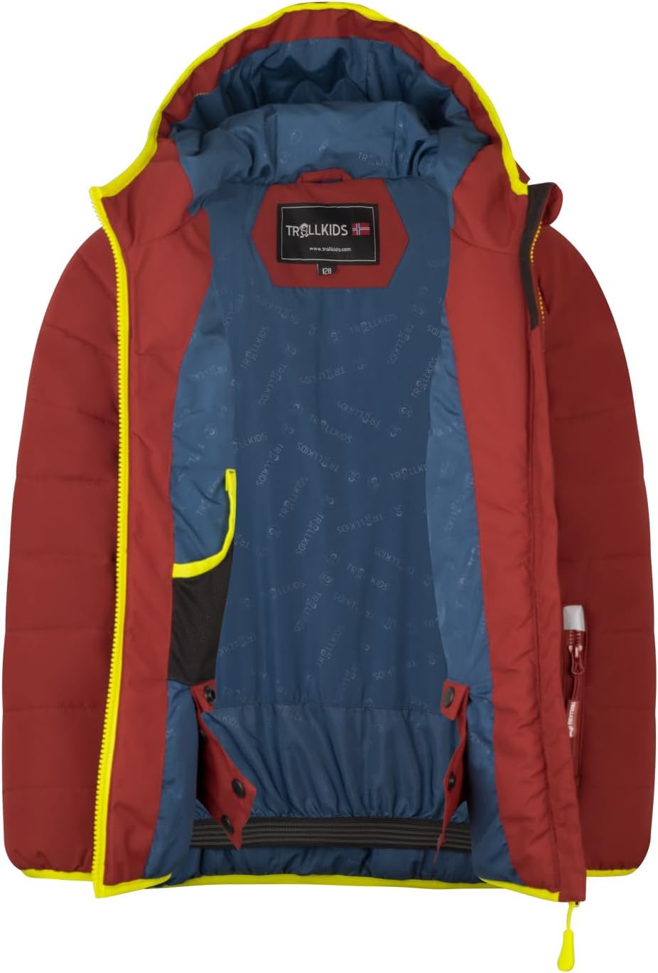 Trollkids Kids Hafjell Snow Jacket PRO Carmin Red 104, Carmin Red 104