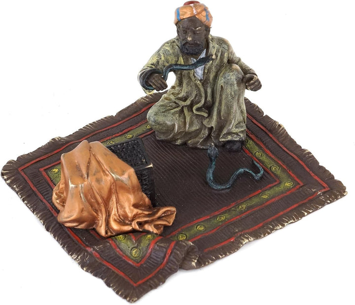 Kunst & Ambiente - Wiener Bronze - Schlangenbeschwörer - Araberbronze - Orientalische Teppichbronze