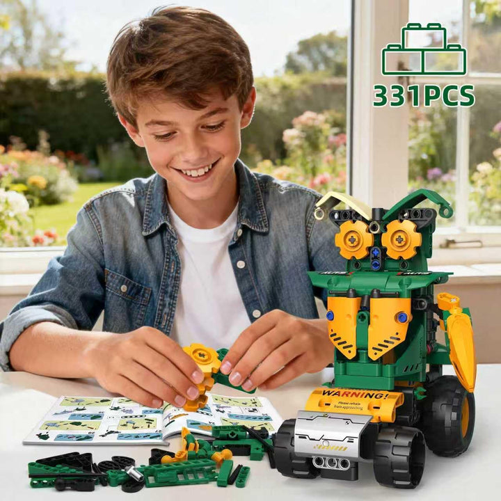 Technik Roboter Bauspielzeug für Kinder, 5 in 1 App & Fernsteuerung Programmierbares Robotic Bausatz