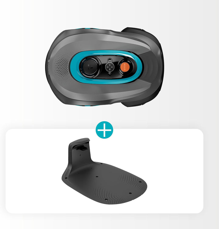 Gardena smart SILENO Sense 400 m² Mähroboter: Technologie ohne Begrenzungskabel, Mähen mit KI, Einge