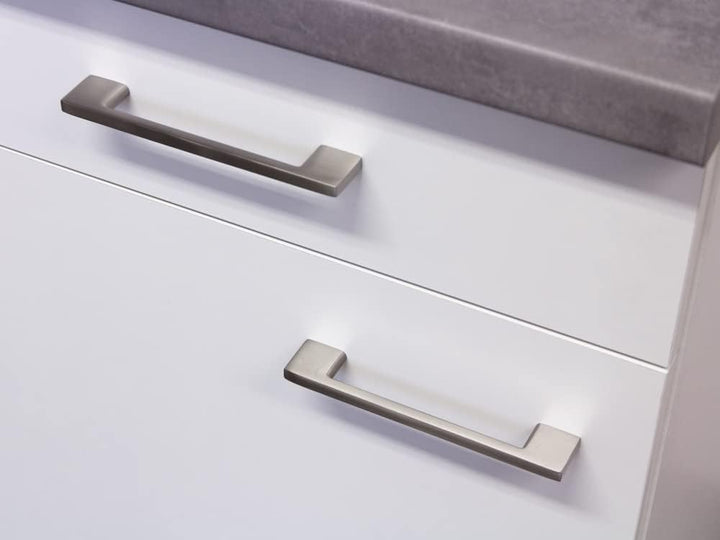 Smart Möbel Frontblende für vollintegrierten Geschirrspüler 60 cm Weiss - Nawa