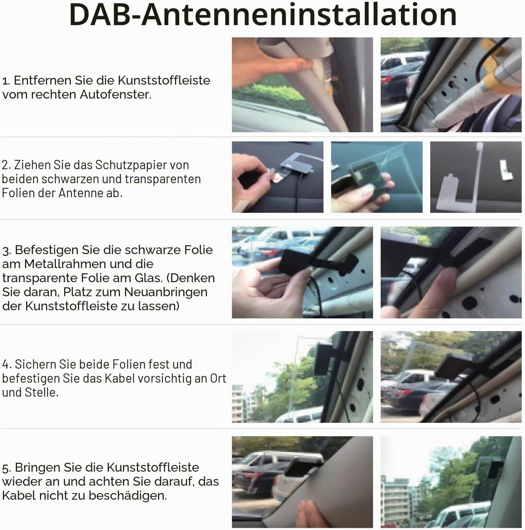 XTRONS USB DAB+ Digital Radio Tuner Dongel mit Dual-Antenne Dual Chip HiFi Radio Driversified Progra