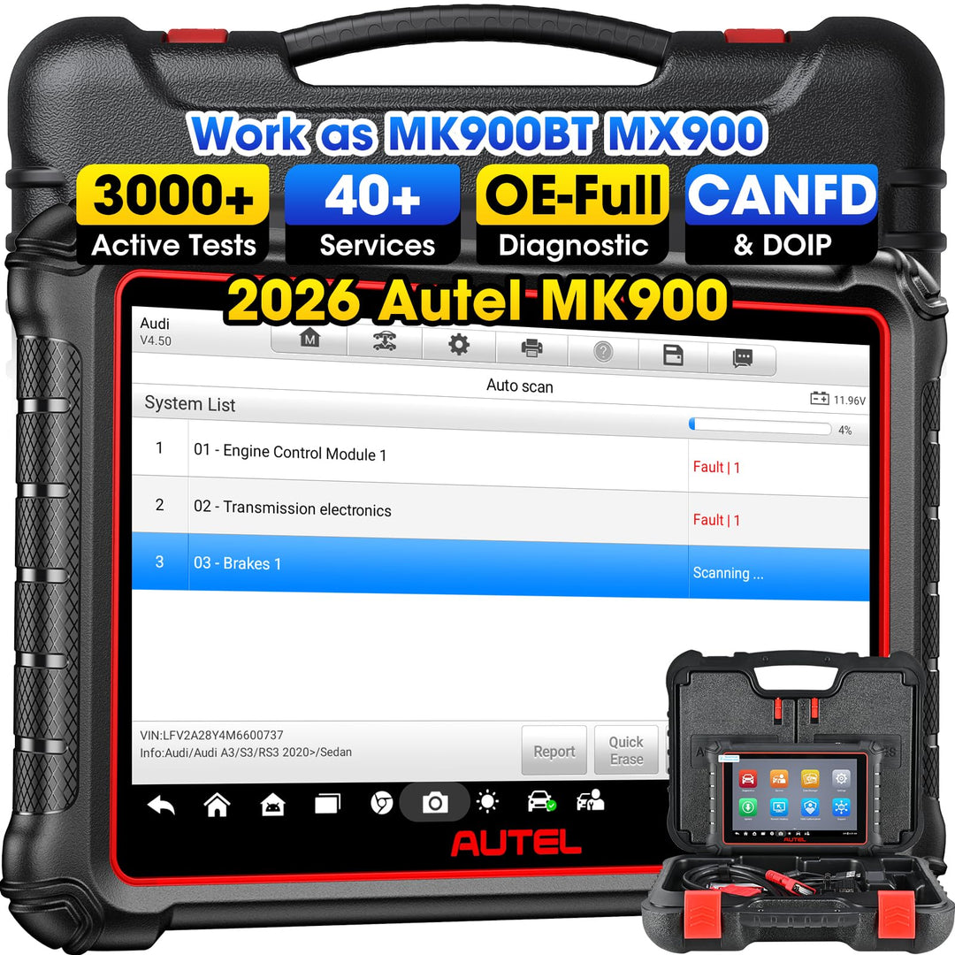 Autel MaxiCOM MK900 OBD2 Diagnosegerät, 2026 Diagnosewerkzeuge Wie MK900BT, Up of MX900 MK808BT PRO,