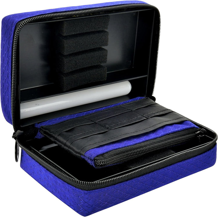ONE80 Double Darttasche für Darts Dart Wallet Dart Cases Blau, Blau
