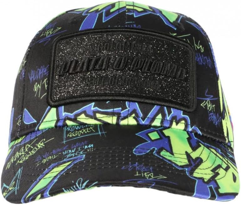 Plata o Plomo Baseball-Kappe, Grün und Schwarz, Strass, Streetwear, Colombia, Baseball – Grösse: Ein