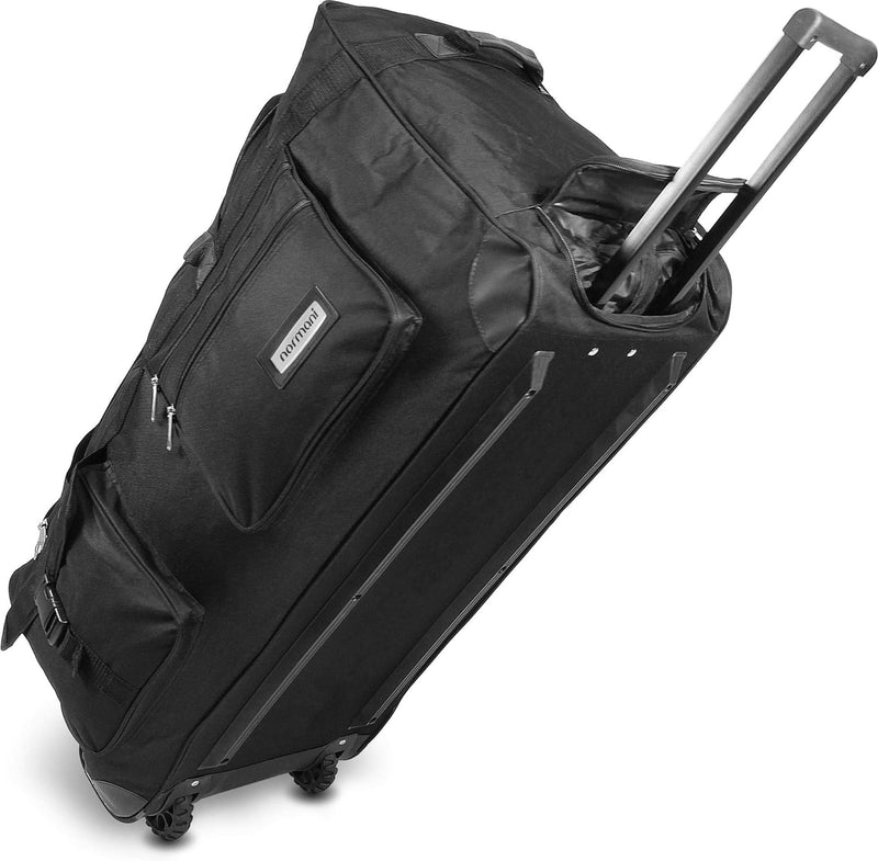 XXL Reisetasche Jumbo Big-Travel mit Rollen von normani® Farbe Schwarz / 80 Liter Schwarz / 80 Liter