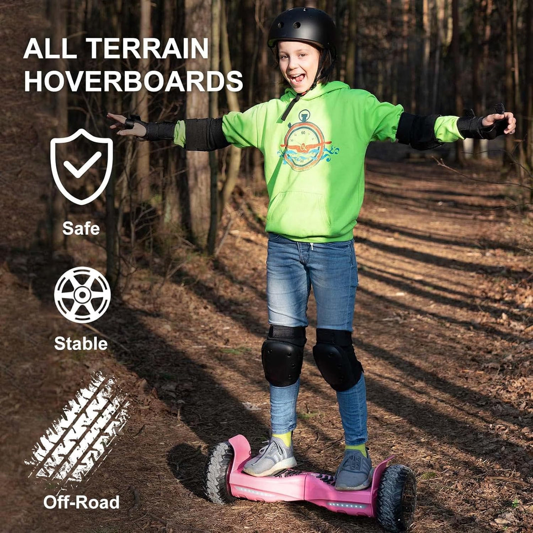 GeekMe Hoverboards Offroad 8.5 Zoll, SUV Hoverboards mit APP, Bluetooth Lautsprecher, Doppelmotor, L