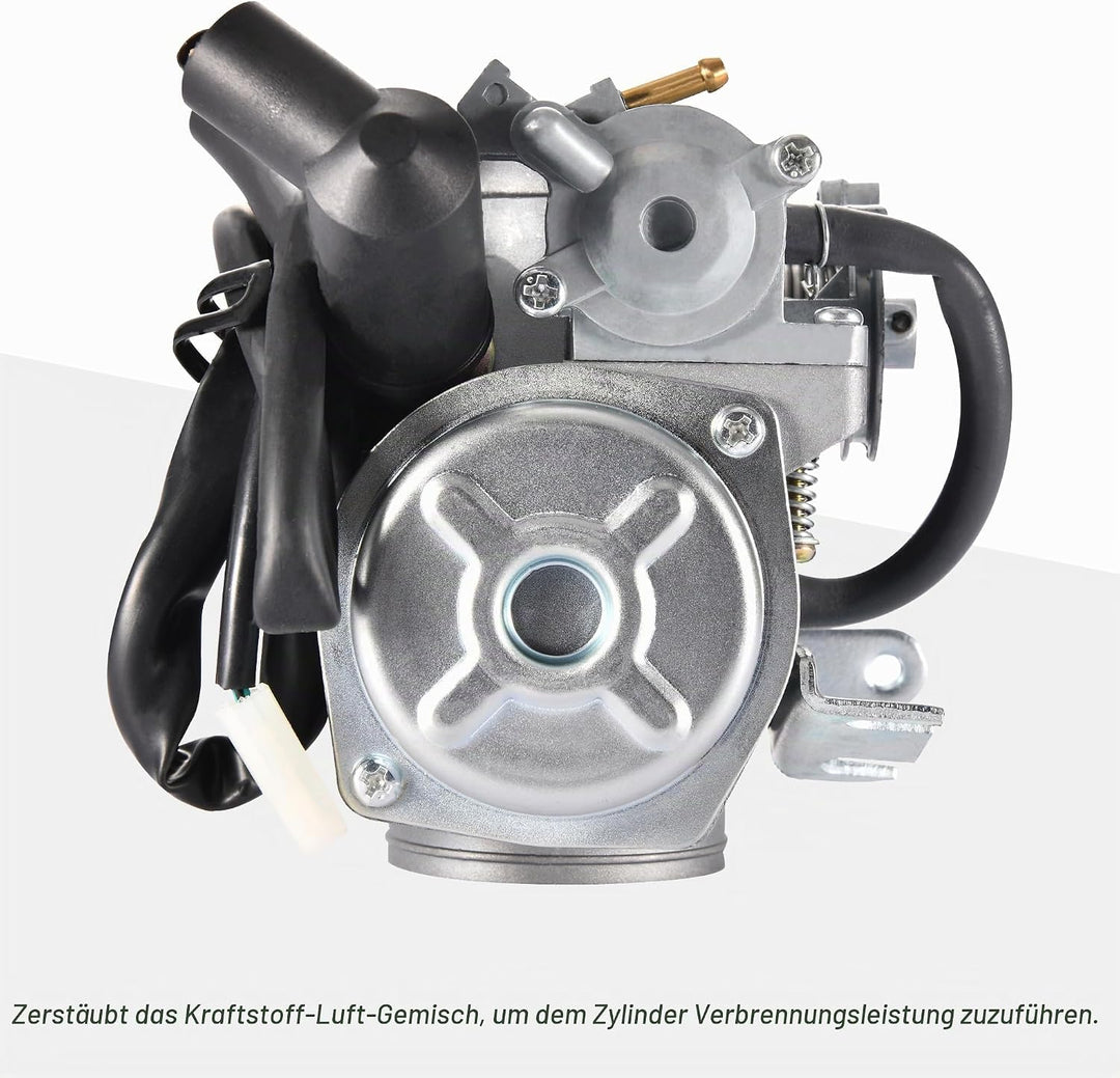GOOFIT CF250 CH250 CN250 Vergaser Ersatz für GY6 250cc ATV Viererkabel Moped Go Kart
