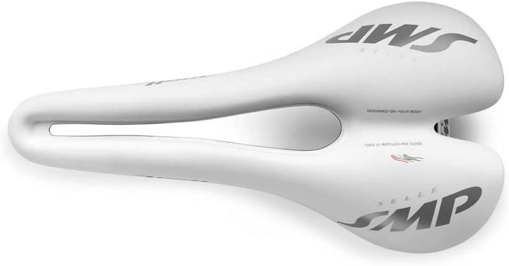SMP Unisex – Erwachsene Well Sattel, weiss, Einheitsgrösse