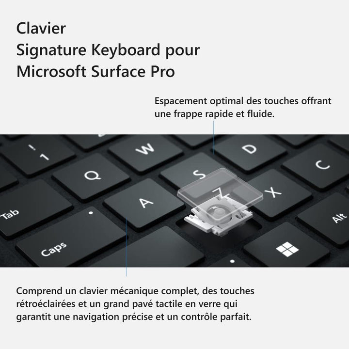 Clavier Microsoft Signature pour Surface Pro avec Stylet Vert forêt Waldgrün Tastatur + Eingabestift