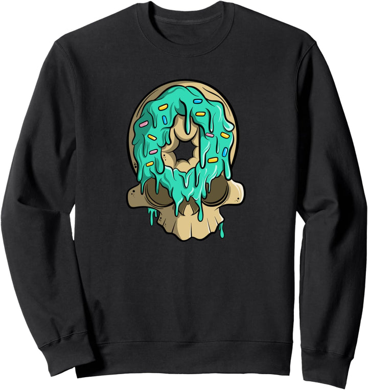 Donut Totenkopf Skull - Süssigkeiten Fun Sweatshirt