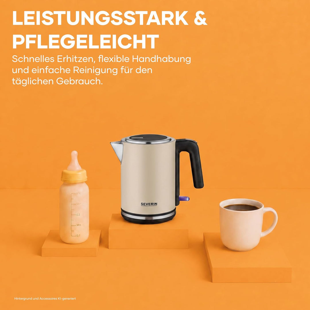 SEVERIN Wasserkocher Limited Edition WK 9577 Dusty Beige