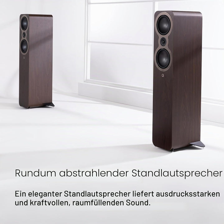Q Acoustics 3050c Bodenlautsprecher weiss satiniert (Preis gilt für 1 Stück, für ein komplettes Paar